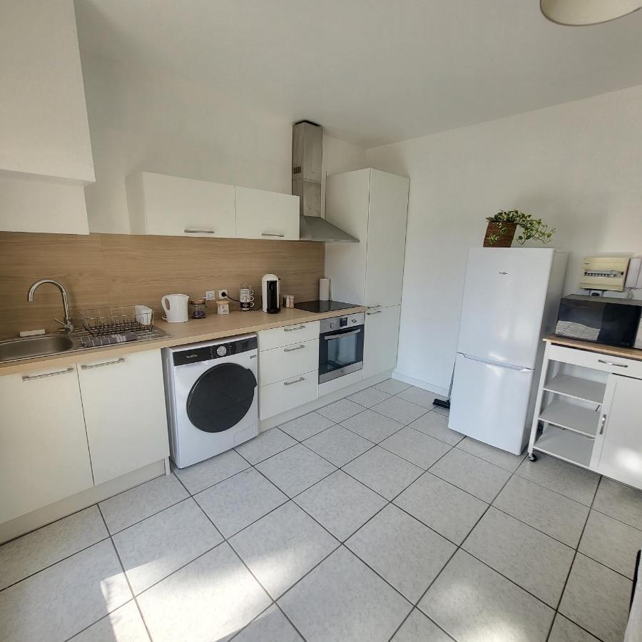 Bel Appartement Avec Jardin De 30M2 , Climatise Avec Parking Et Arrivee Autonome Cabestany Exteriör bild